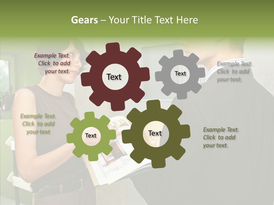 Man Realty Rent PowerPoint Template