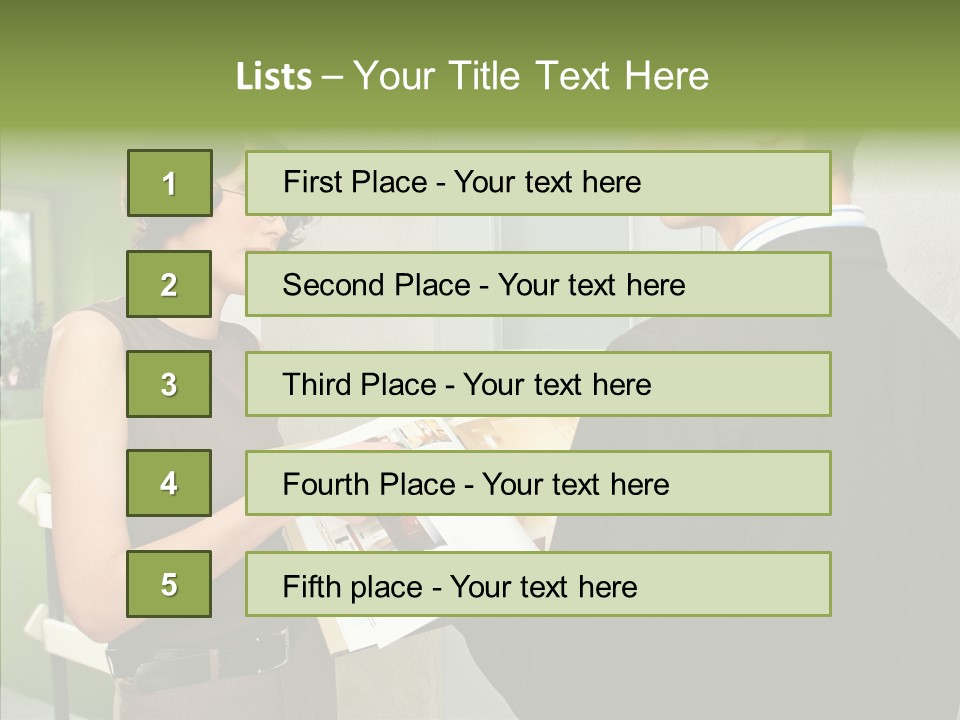 Man Realty Rent PowerPoint Template