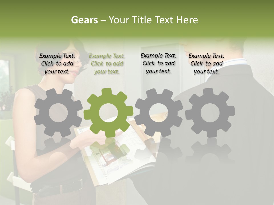 Man Realty Rent PowerPoint Template