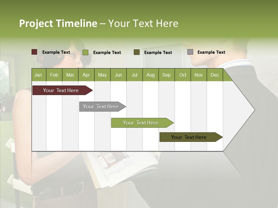 Man Realty Rent PowerPoint Template