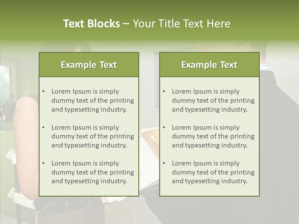 Man Realty Rent PowerPoint Template