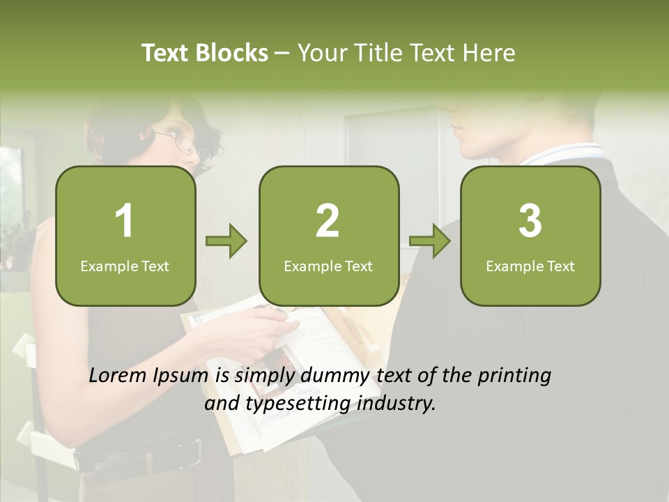Man Realty Rent PowerPoint Template