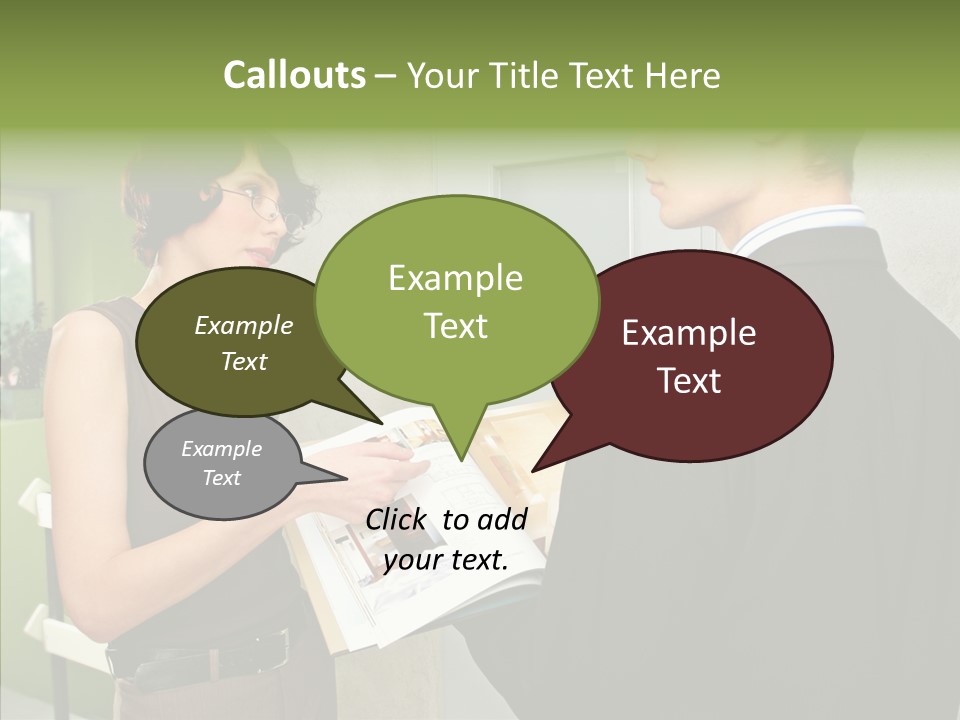 Man Realty Rent PowerPoint Template