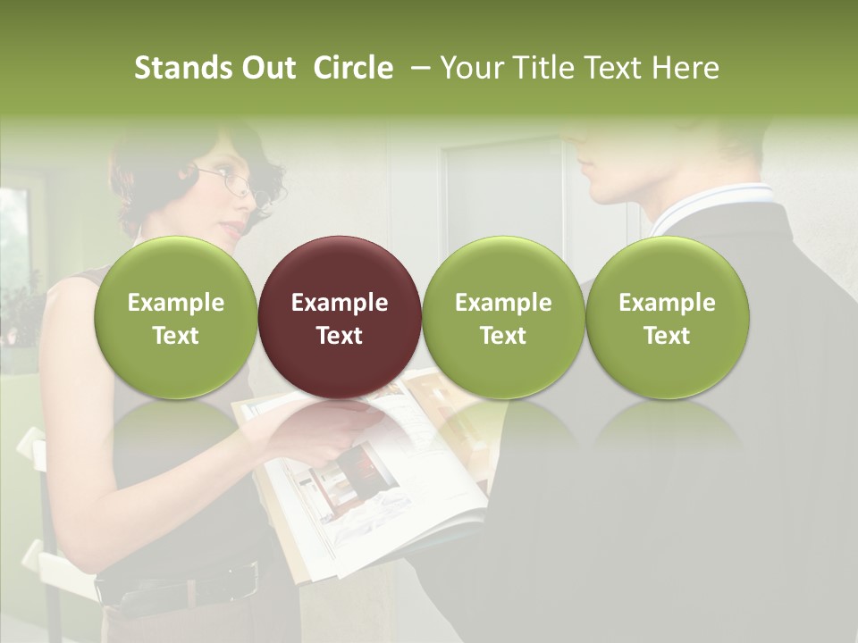 Man Realty Rent PowerPoint Template