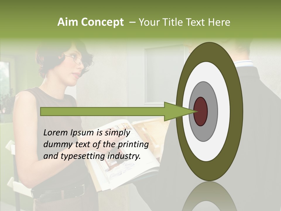 Man Realty Rent PowerPoint Template