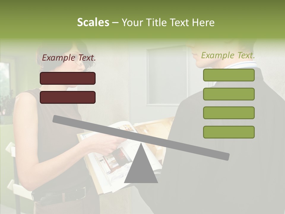 Man Realty Rent PowerPoint Template