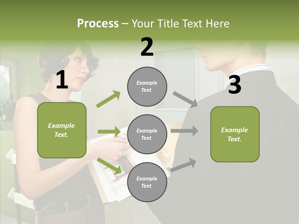 Man Realty Rent PowerPoint Template