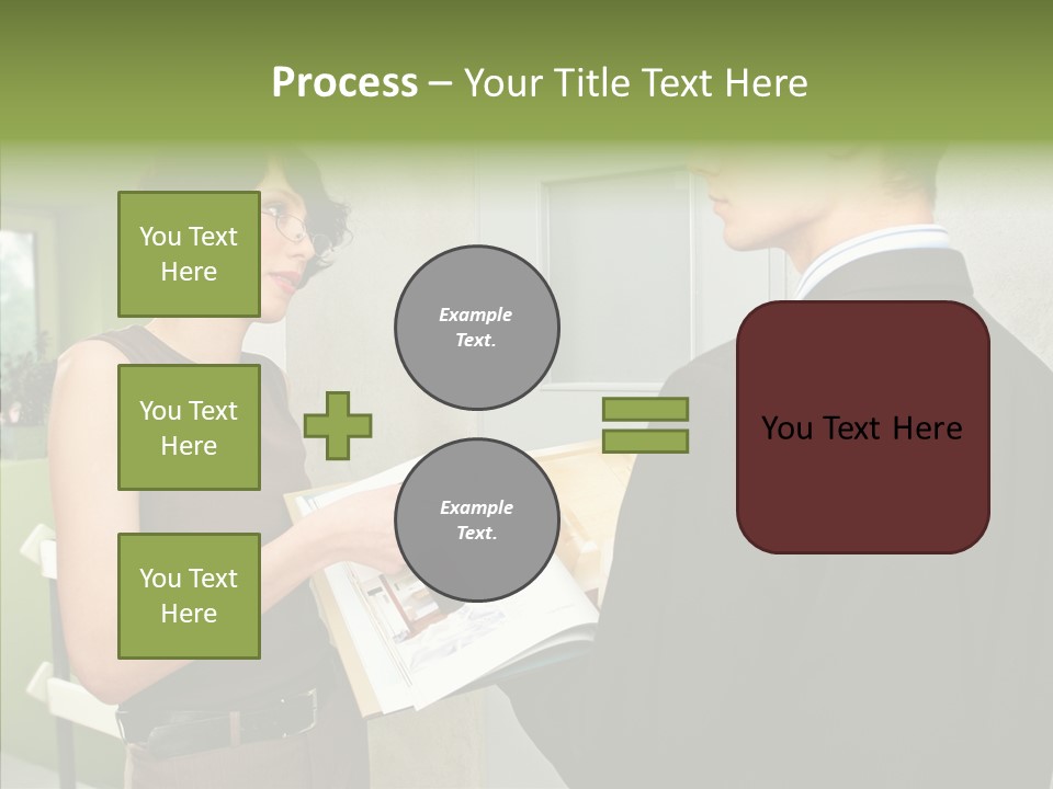 Man Realty Rent PowerPoint Template