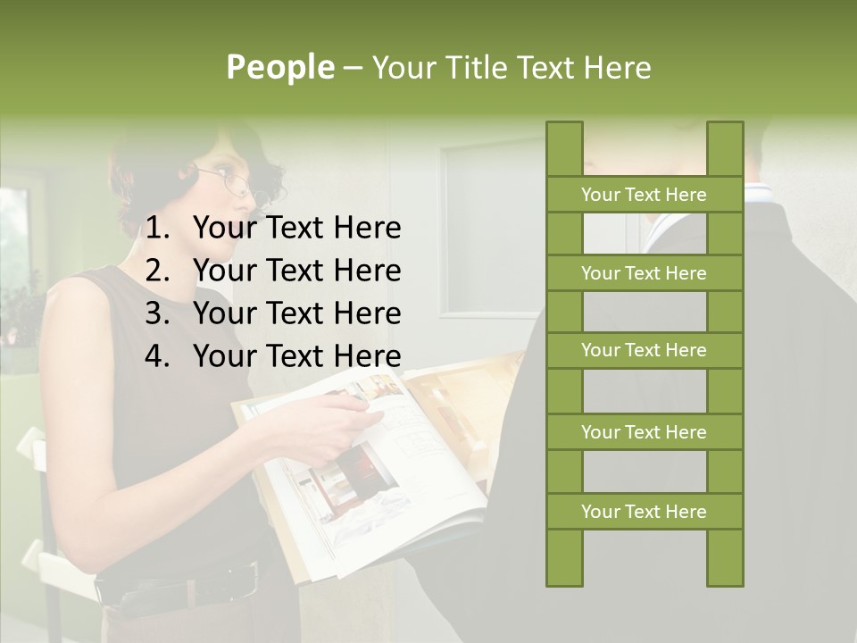Man Realty Rent PowerPoint Template