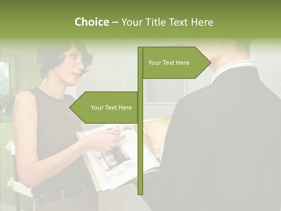 Man Realty Rent PowerPoint Template