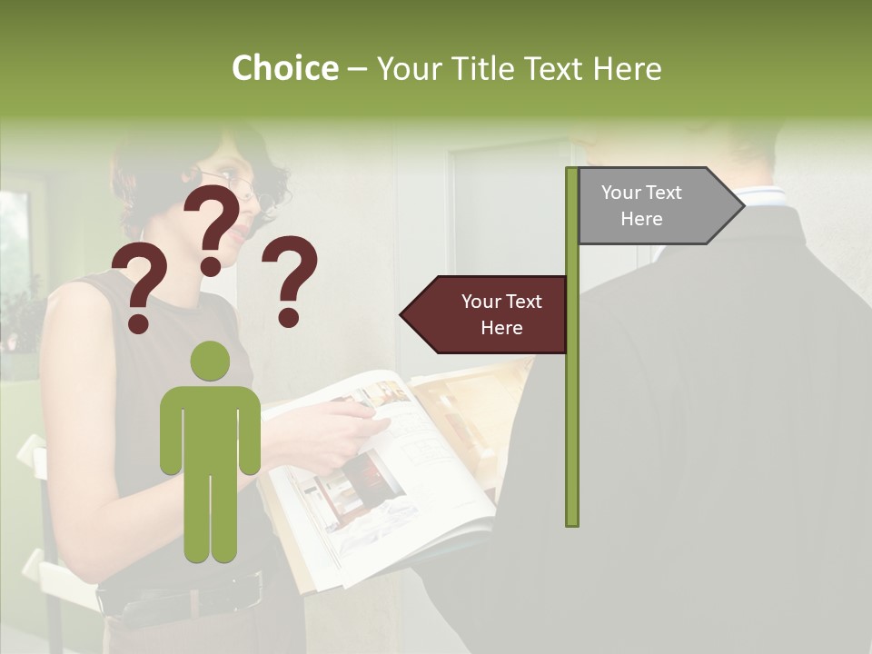 Man Realty Rent PowerPoint Template