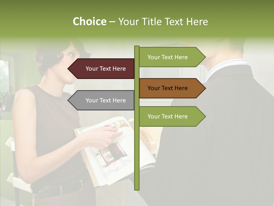 Man Realty Rent PowerPoint Template