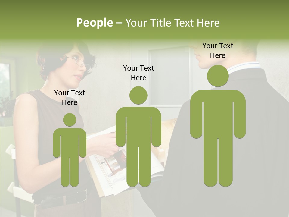 Man Realty Rent PowerPoint Template