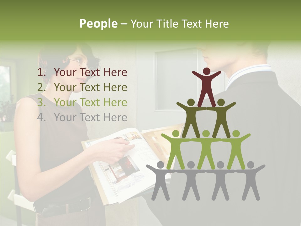 Man Realty Rent PowerPoint Template