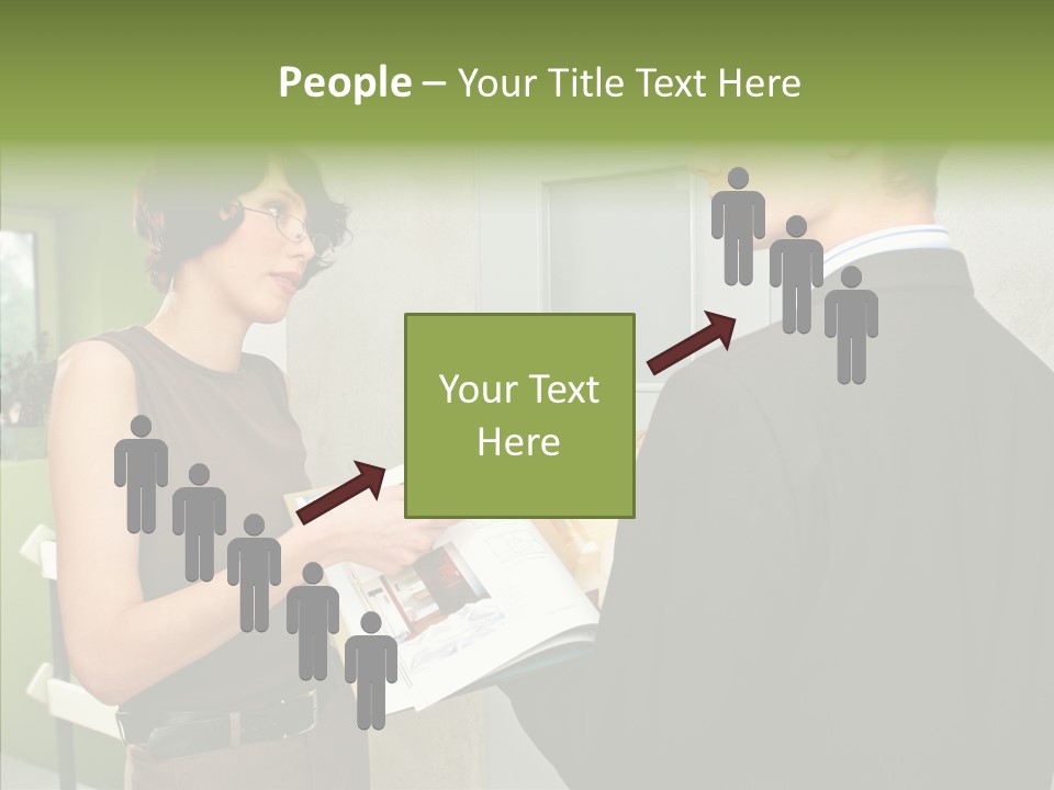 Man Realty Rent PowerPoint Template