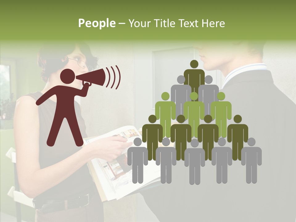 Man Realty Rent PowerPoint Template