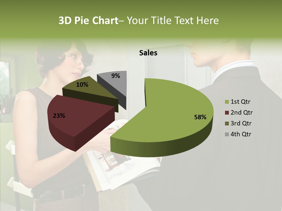 Man Realty Rent PowerPoint Template