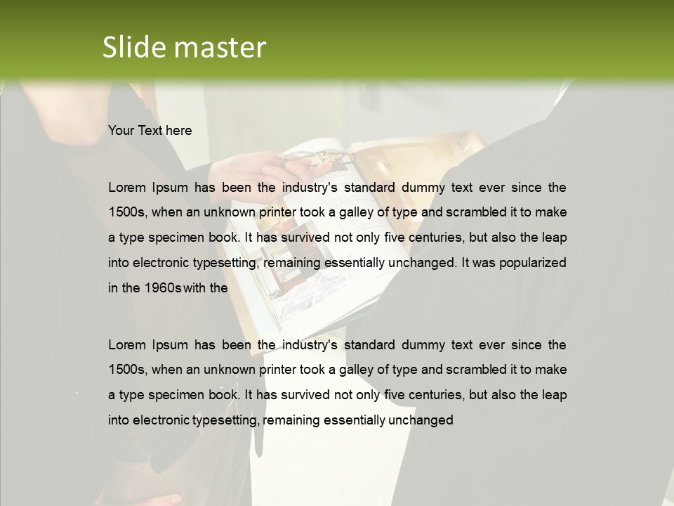 Potential Woman House PowerPoint Template