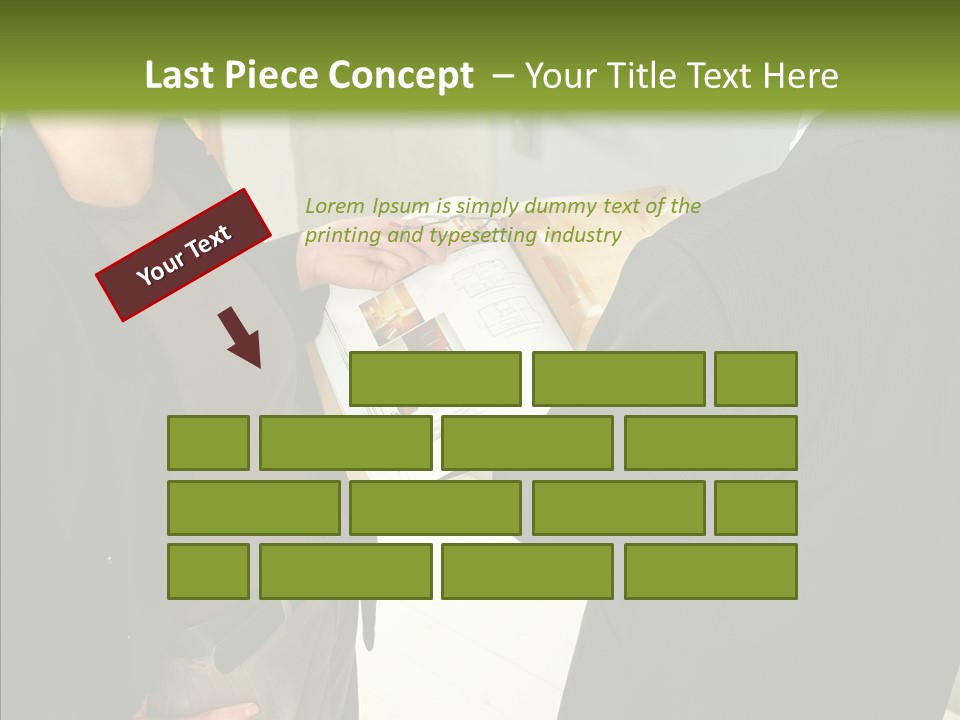 Potential Woman House PowerPoint Template