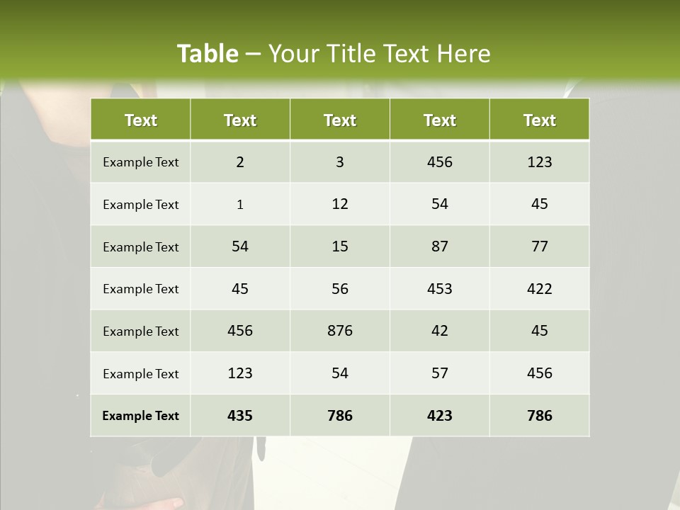 Potential Woman House PowerPoint Template