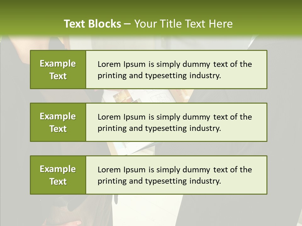 Potential Woman House PowerPoint Template