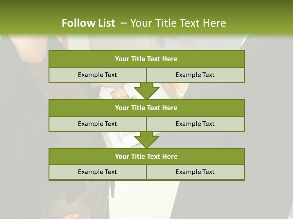 Potential Woman House PowerPoint Template