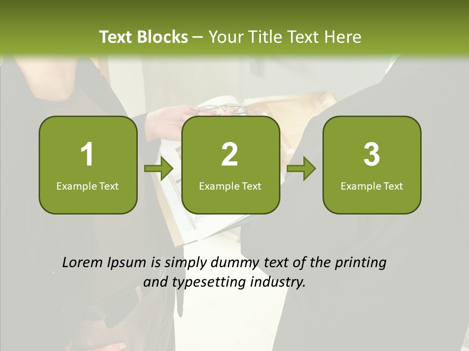 Potential Woman House PowerPoint Template