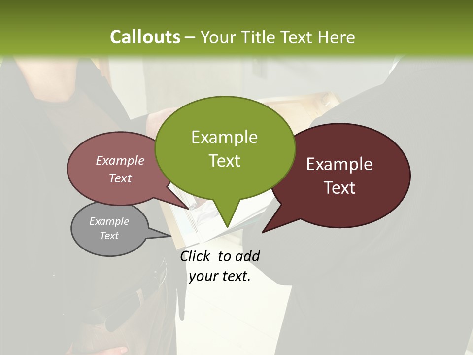 Potential Woman House PowerPoint Template