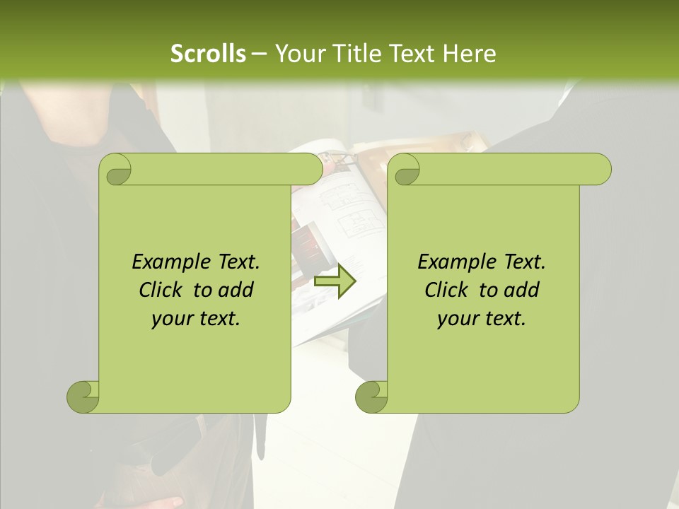 Potential Woman House PowerPoint Template