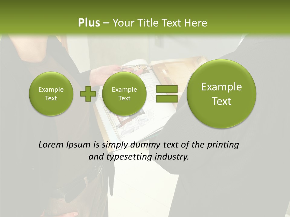 Potential Woman House PowerPoint Template