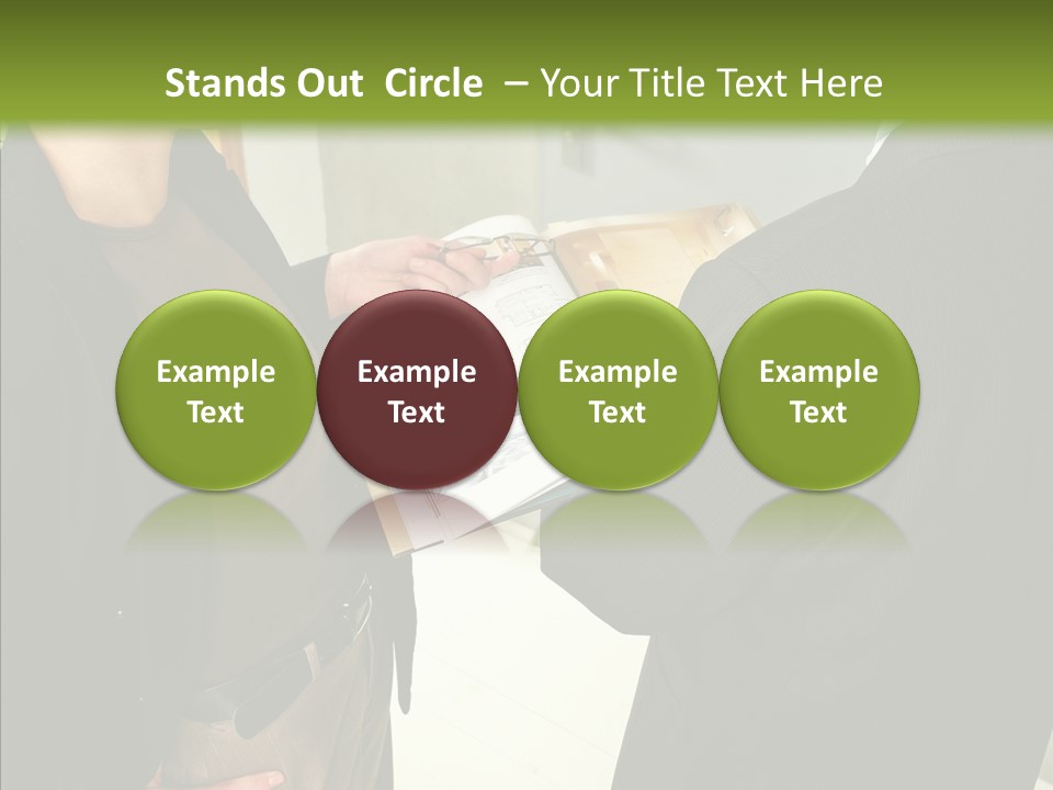 Potential Woman House PowerPoint Template