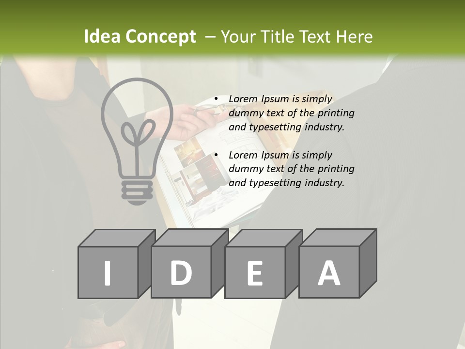 Potential Woman House PowerPoint Template