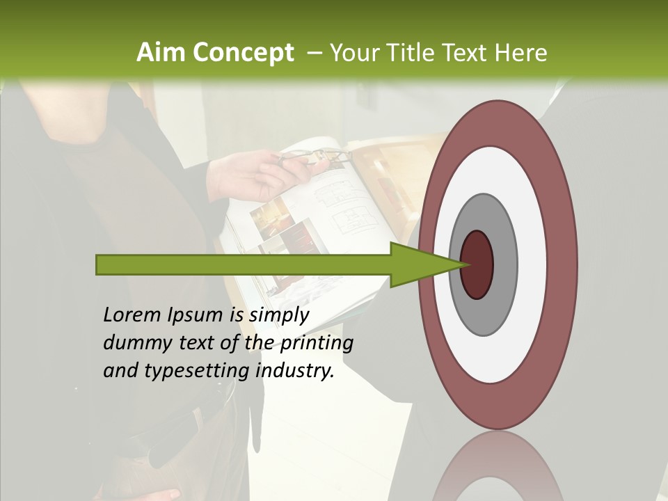 Potential Woman House PowerPoint Template