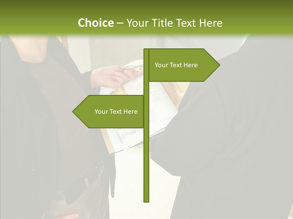 Potential Woman House PowerPoint Template