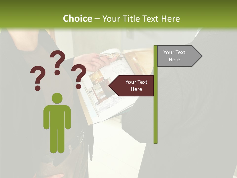 Potential Woman House PowerPoint Template