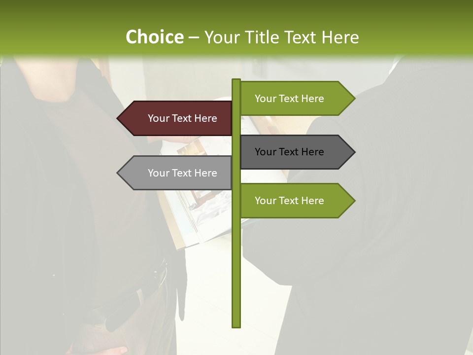 Potential Woman House PowerPoint Template
