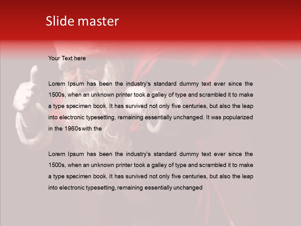 Corporate Teamwork Toon PowerPoint Template