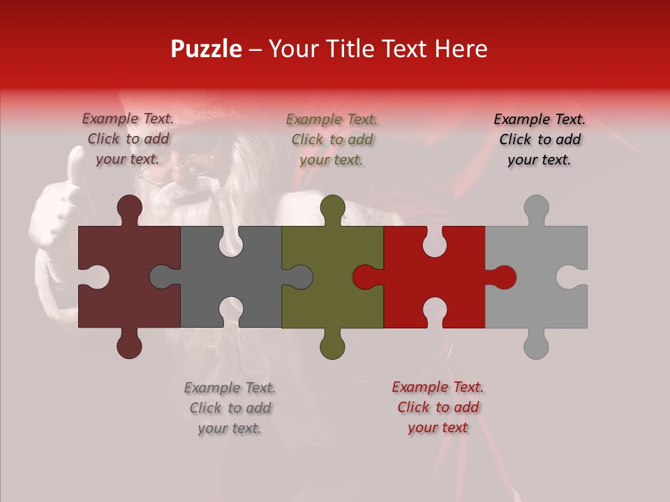 Corporate Teamwork Toon PowerPoint Template