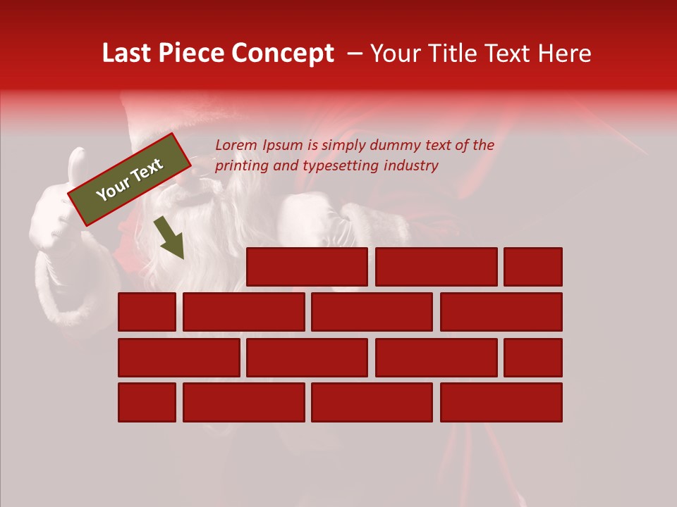 Corporate Teamwork Toon PowerPoint Template