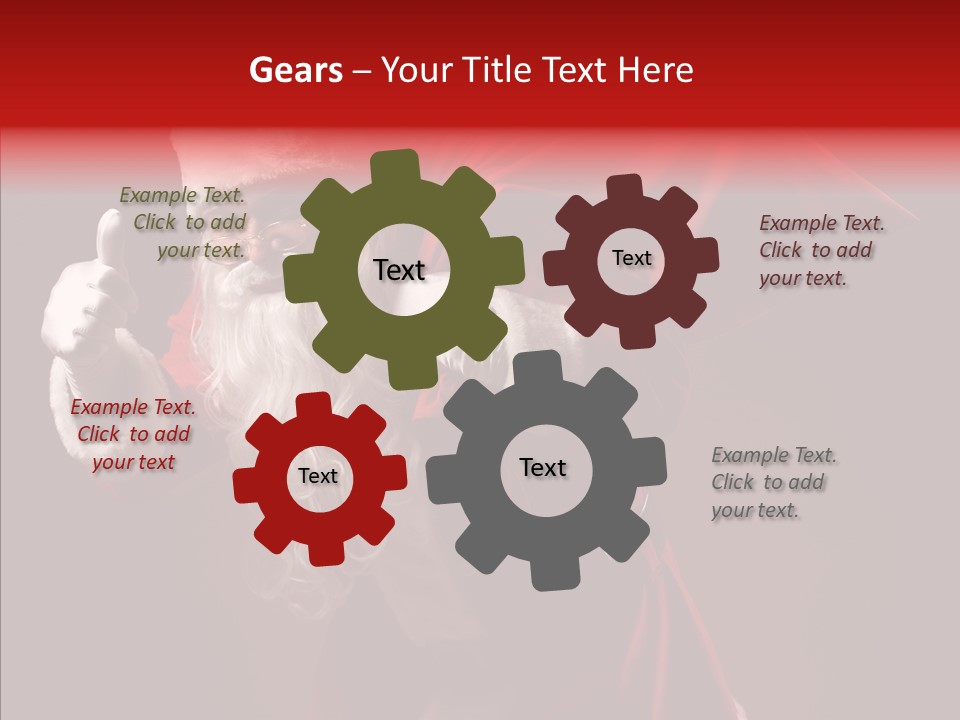 Corporate Teamwork Toon PowerPoint Template