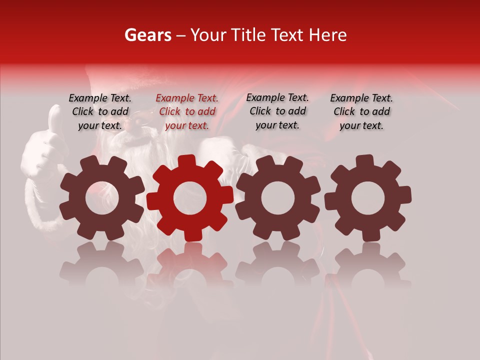 Corporate Teamwork Toon PowerPoint Template