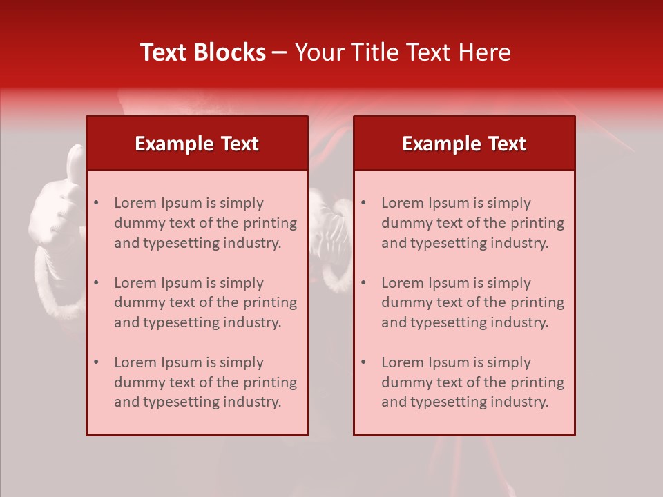 Corporate Teamwork Toon PowerPoint Template