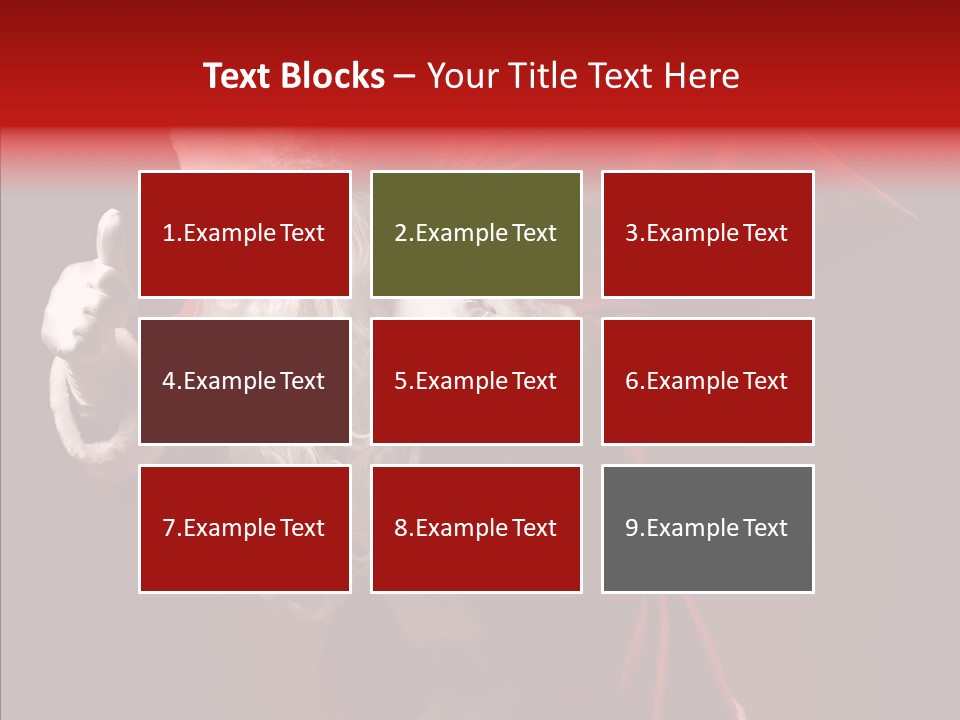 Corporate Teamwork Toon PowerPoint Template