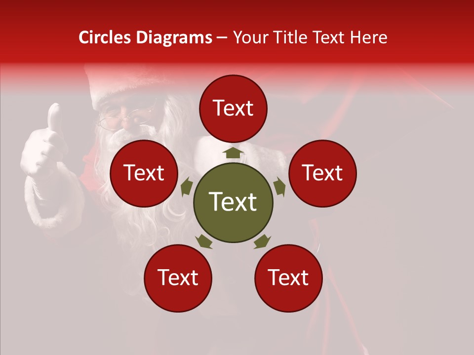 Corporate Teamwork Toon PowerPoint Template