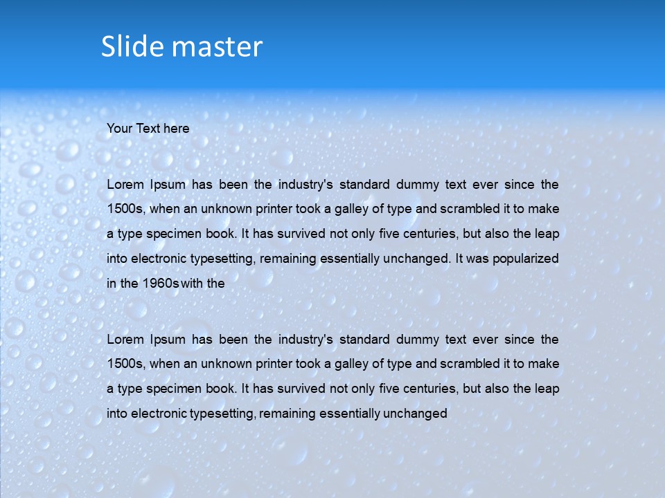 Clean Bubbles Abstract PowerPoint Template