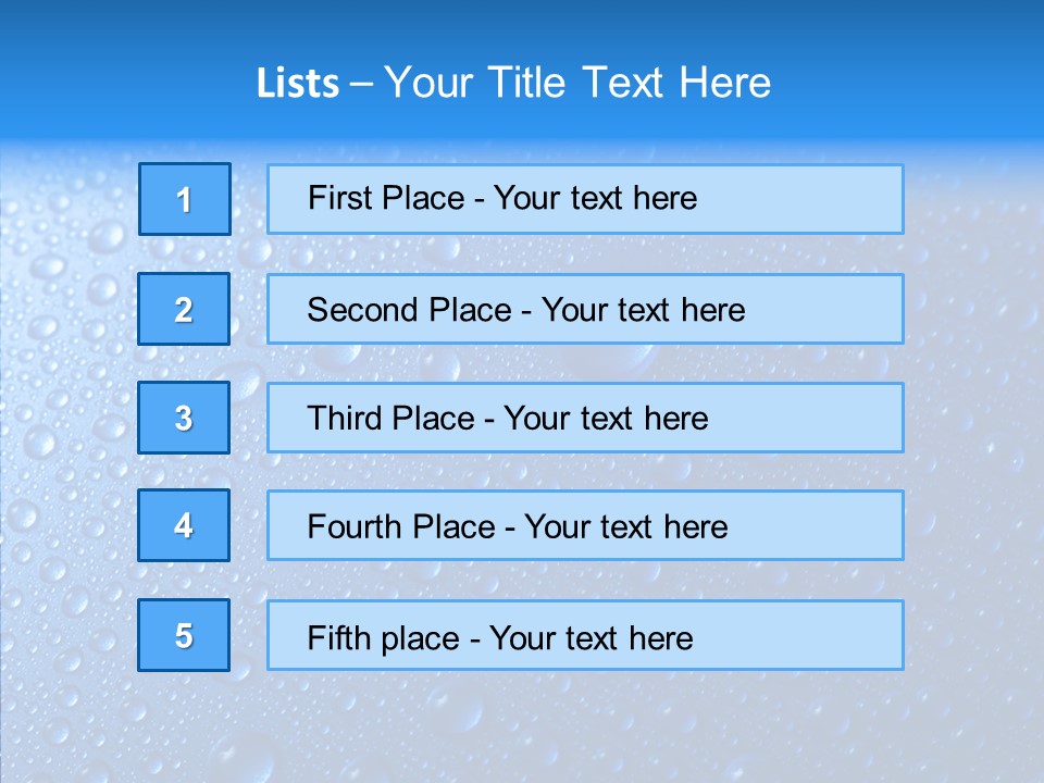 Clean Bubbles Abstract PowerPoint Template