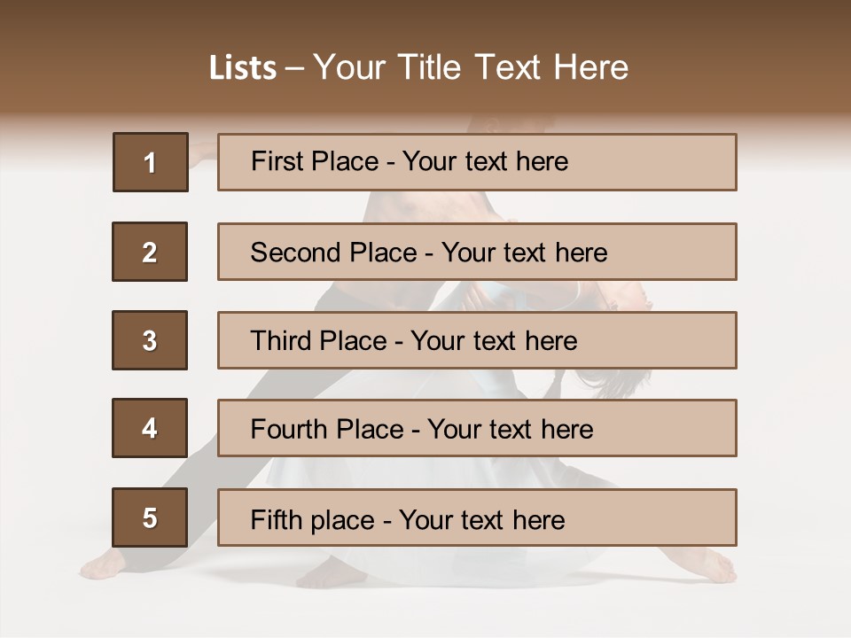 Teenager Posing Style PowerPoint Template