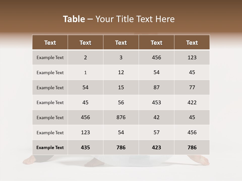 Teenager Posing Style PowerPoint Template