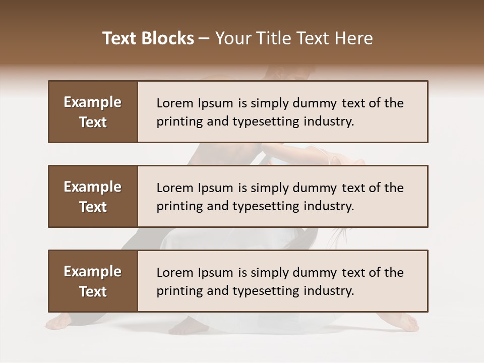 Teenager Posing Style PowerPoint Template