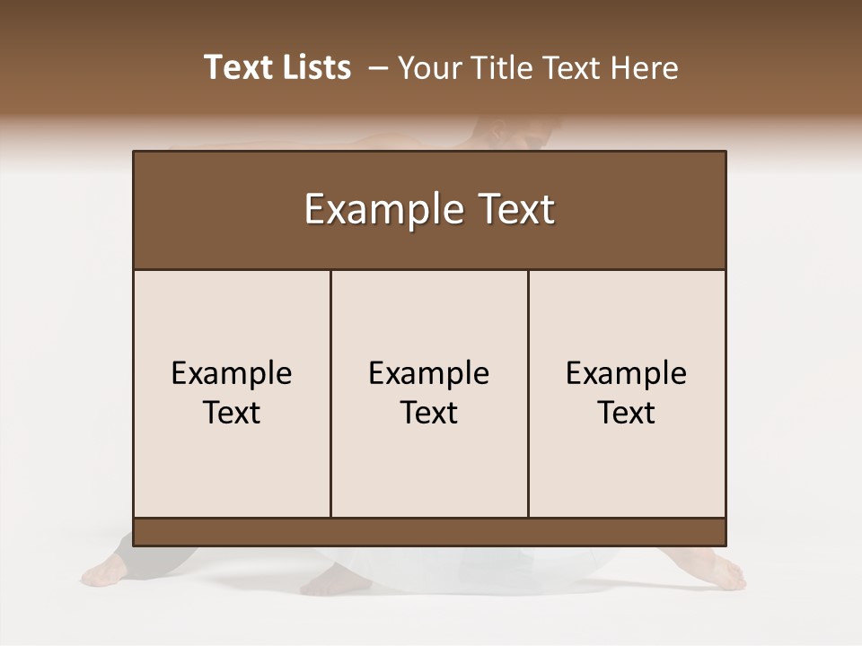 Teenager Posing Style PowerPoint Template